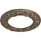 Ekena Millwork Ribbon with Bow Ceiling Medallion (Canopies up to 7 1/2"), 12 1/4"OD x 7 1/2"ID x 7/8"P, Warm Silver CM12RIWSS - alternate 2